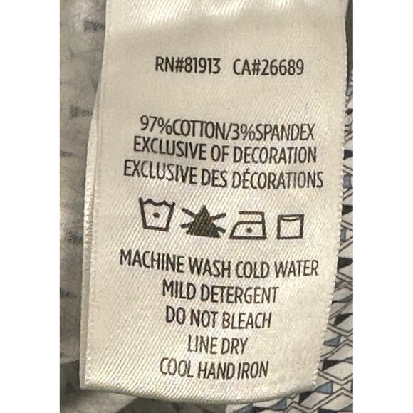 Robert Graham Mens Shirt Button Up Geometric Modern Americana Long Sleeve XL - Picture 9 of 13